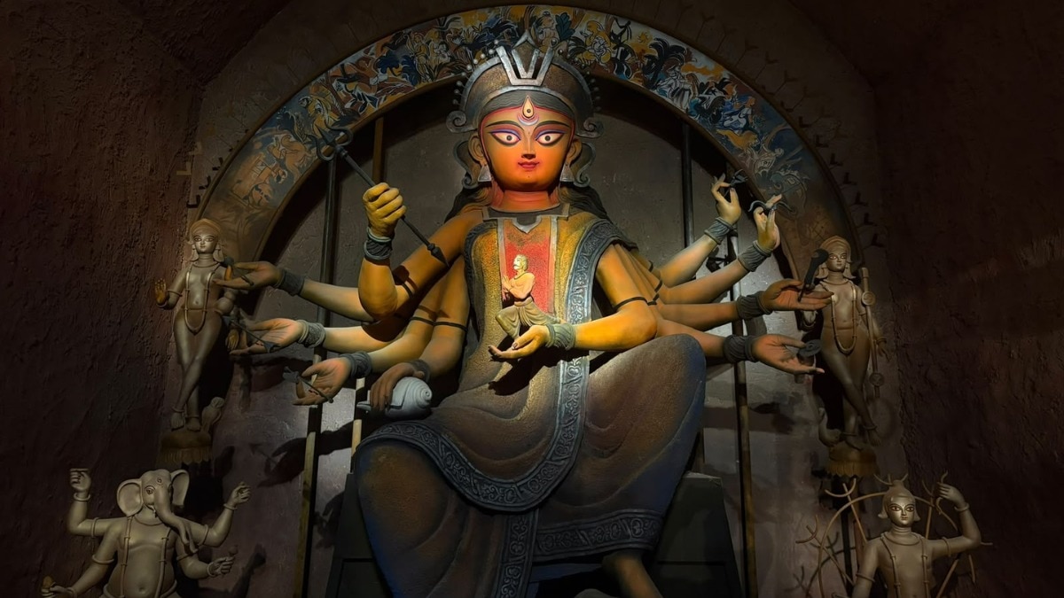 A lost-and-found sculpture, a Durga Puja theme: Kolkata revives Shanu Lahiri’s legacy