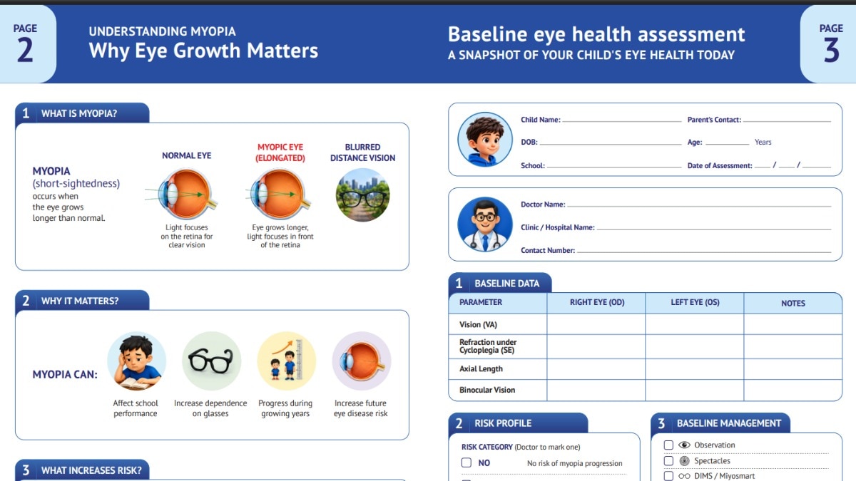 Vision growth card targets rising myopia among Indian children