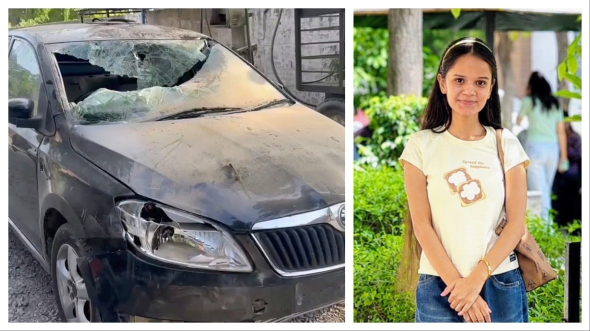 Video: Punjab IT student dies after speeding car hits her; rams nearby tea stall