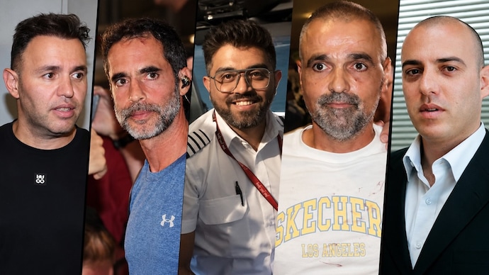 Dr Shota Musaev, Assaf Rajuan, captain Smit Machchhar, Yaniv Hayun, and Zvika Manes flydubai news