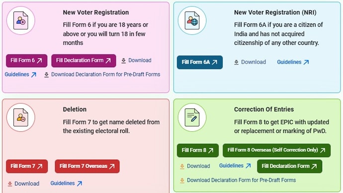 Form 6 is an online form used by the Election Commission (EC) to register new voters. (Credits: Election Commission website)