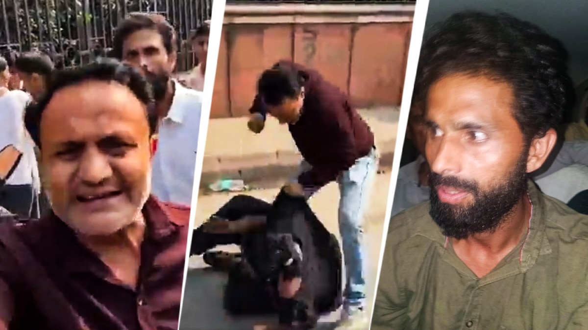 Viral video shows group of men thrashing protesters during CJP stir; 4 arrested