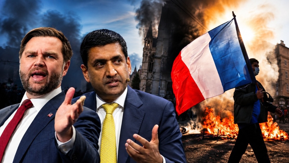 Why is France burning? Khanna pits wealth theory against Vance's 3rd-world imports