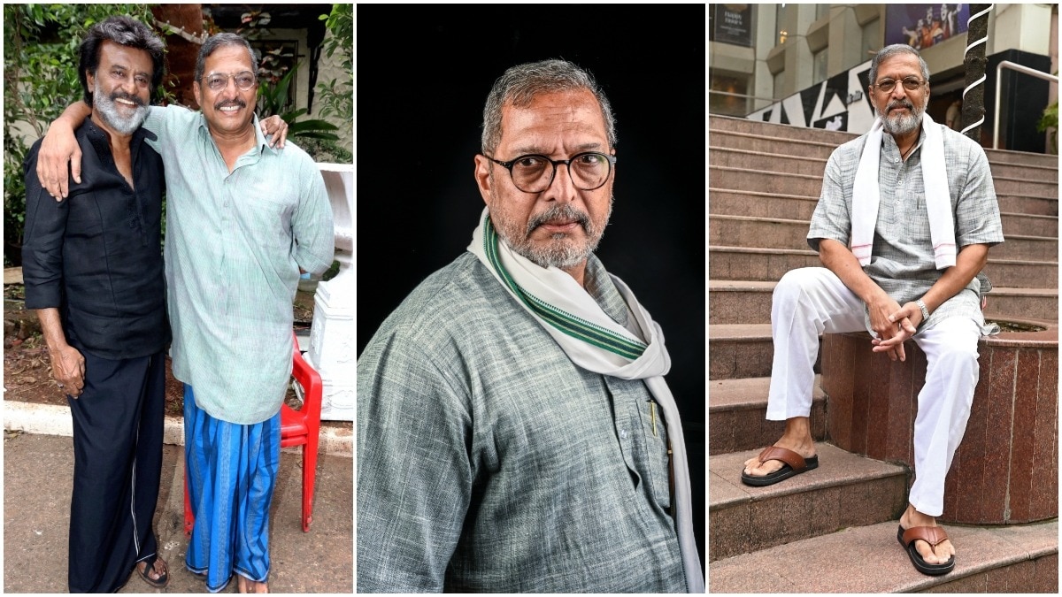 Nana Patekar never dressed like a Bollywood star. Khadi, kurtas and a farmer's simplicity