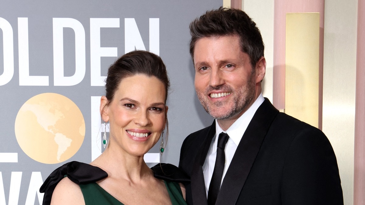 Hilary Swank announces she is expecting third child at 52, shares adorable video