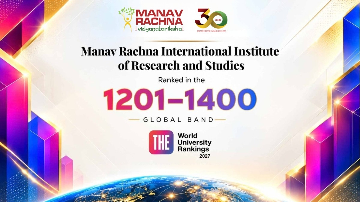 From 1501+ to 1201–1400: How Manav Rachna is steadily building its place on the global academic map