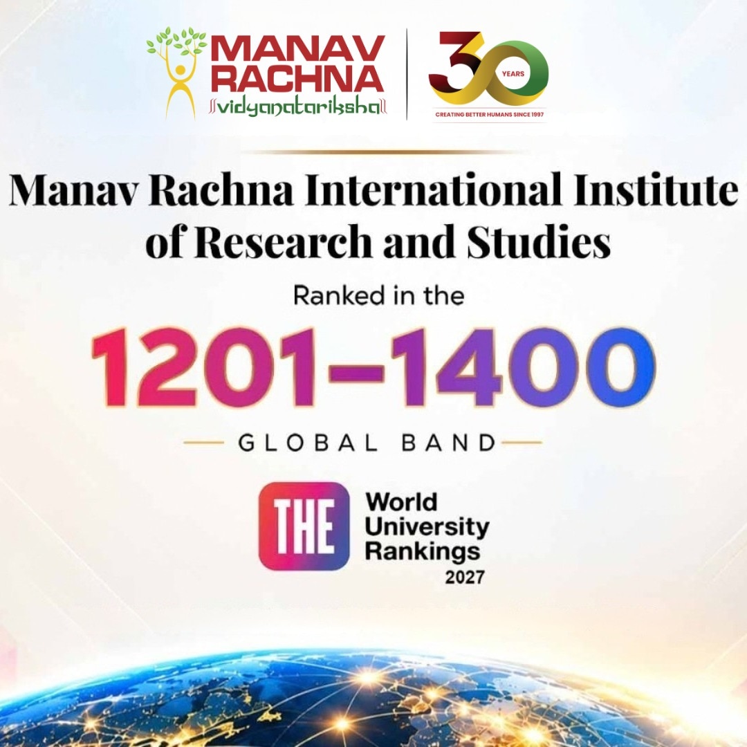 From 1501+ to 1201–1400: How Manav Rachna is steadily building its place on the global academic map