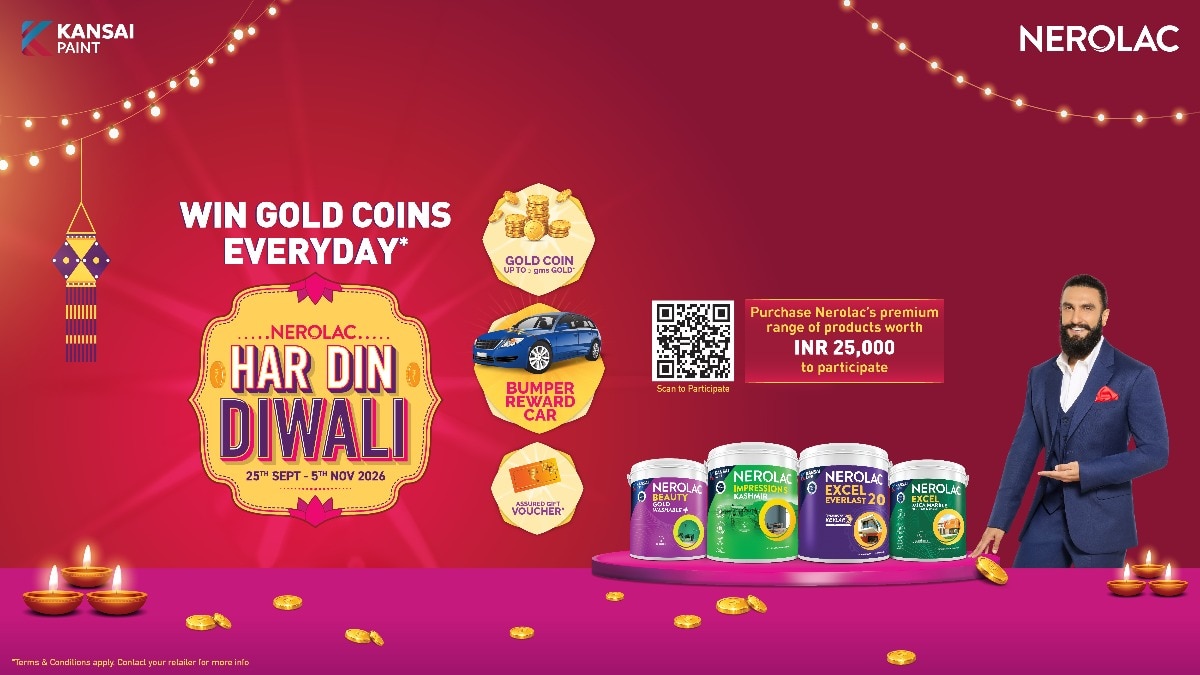 Kansai Nerolac Paints Launches 'Har Din Diwali' Campaign with Daily Gold Coin Prizes