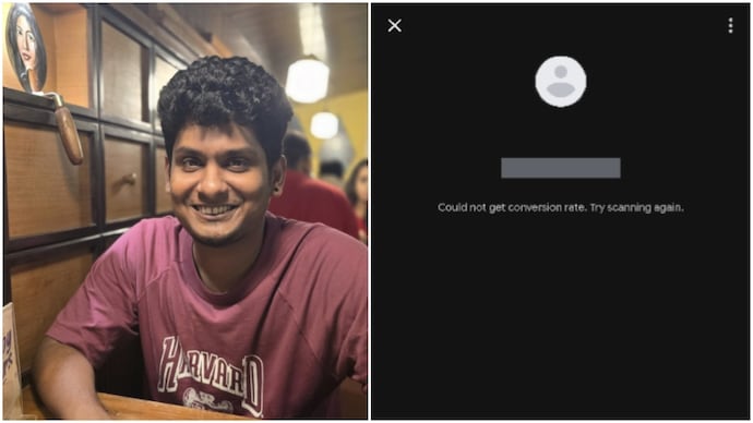 Indian man tries UPI at Singapore airport, gets reality check after Google Pay fails (Photos: @nikhilgeorge/X) Indian man tries UPI at Singapore airport, gets reality check after Google Pay fails