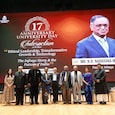Infosys founder N R Narayana Murthy addressed students at O.P. Jindal Global University’s 17th University Day Infosys founder N R Narayana Murthy addressed students at O.P. Jindal Global University’s 17th University Day