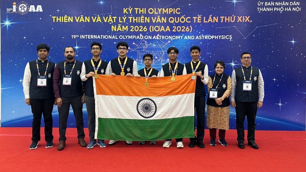 5 Indian students win 4 gold, 1 silver at International Astronomy Olympiad