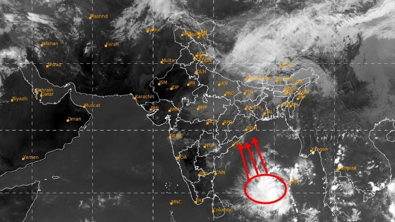 Isro satellite captures new system building up days after Cyclone Arnab