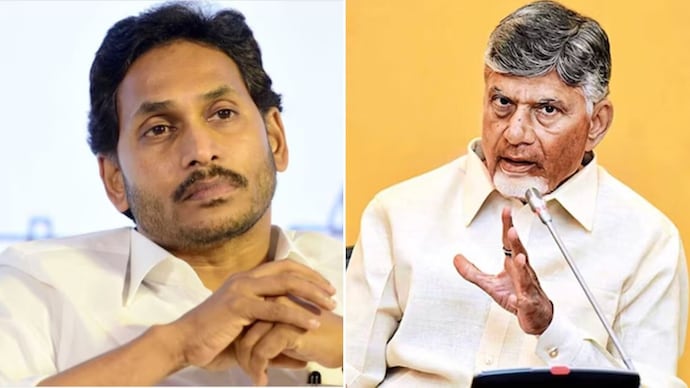 Jagan Mohan Reddy and Chandrababu Naidu Jagan Mohan Reddy and Chandrababu Naidu
