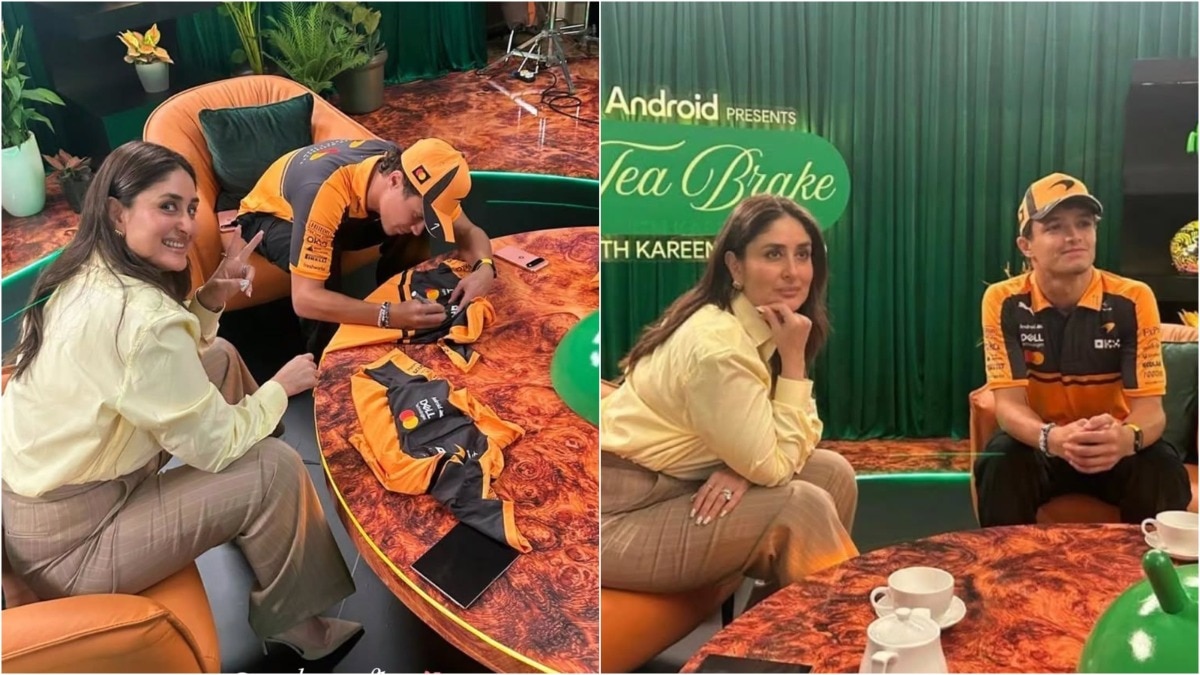 Kareena Kapoor Khan celebrates F1 ties with Lando Norris, joking about Saif Ali Khan