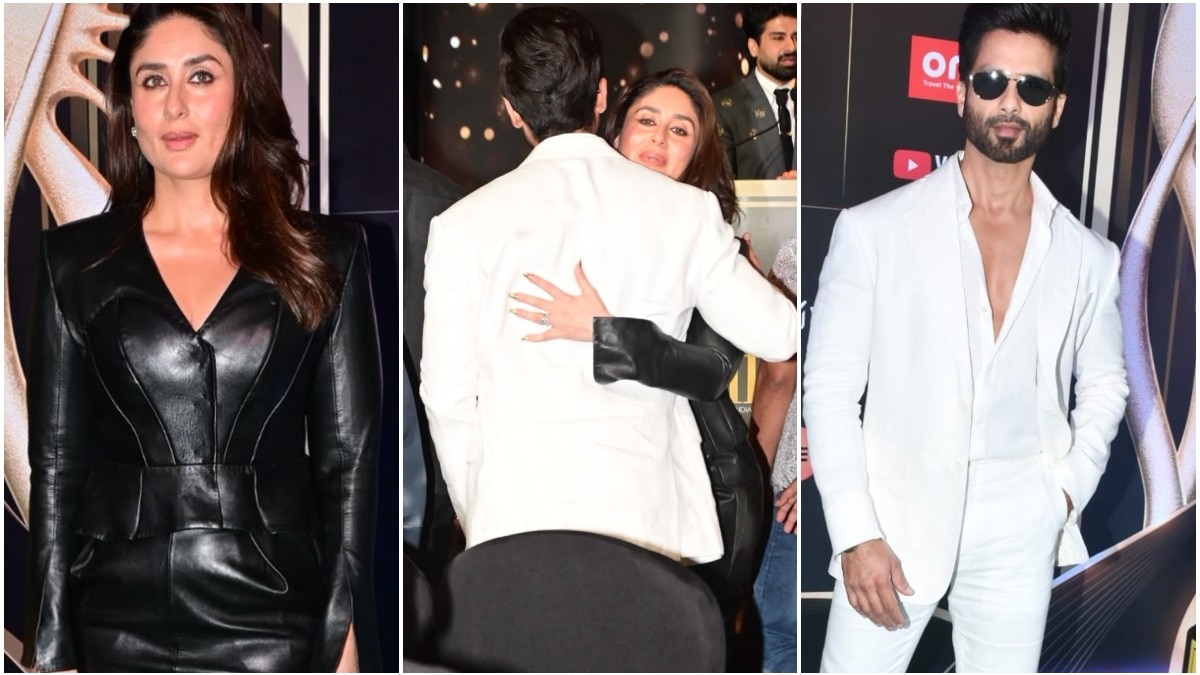 Kareena and Shahid share another hug in an IIFA sequel moment. Watch