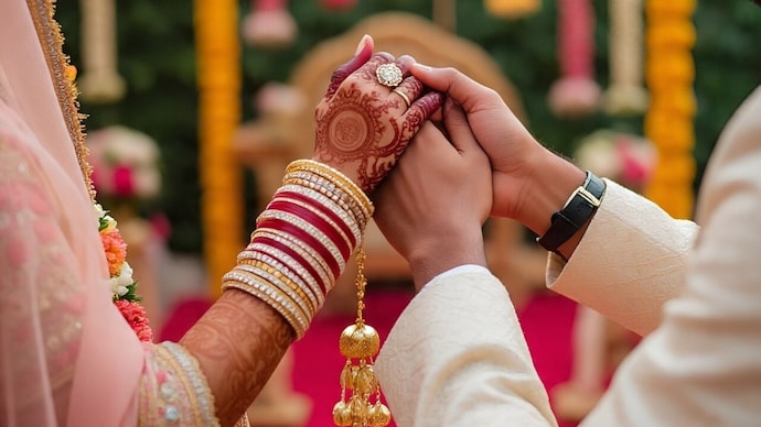 The initiative was organised by namkeen businessman Vinay Agarwal, who said that growing up without a sister had inspired him to help women from financially struggling families get married.. (AI generated image) Kerala Payyavoor Panchayat’s mass wedding sees 3,000 men register, just 200 women, male applications paused.