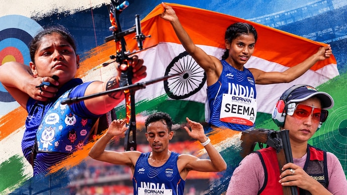 PM Modi congratulates Indian contingent after fourth-place Asian Games finish(Reuters Photo) Kumkum Mohod