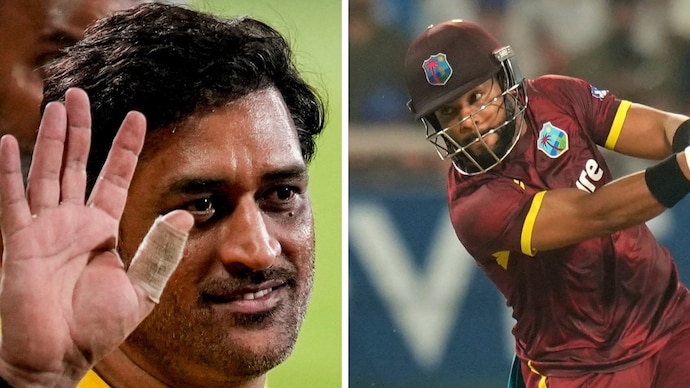Hope revealed the conversation he had with Dhoni (Courtesy: PTI) MS Dhoni, Shai Hope