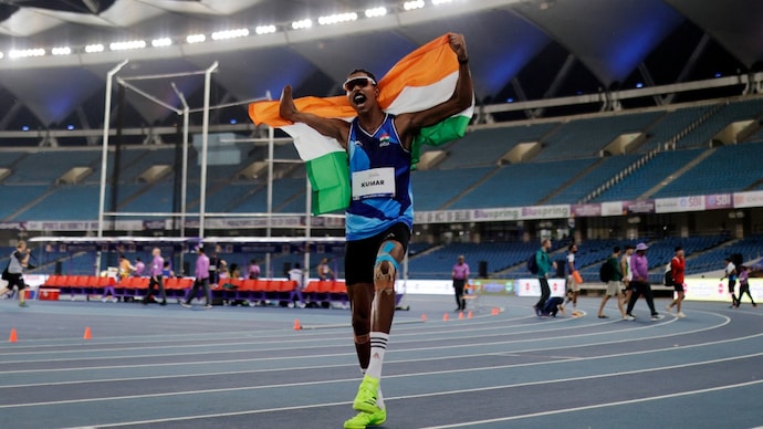 One and done: Nishad Kumar clinches Para Asian gold in maiden attempt as long jumper - India Today
