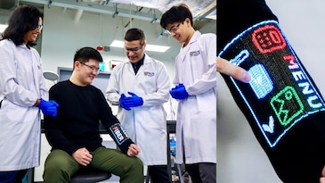 A touchscreen you can wear? Indian researcher helps develop a washable smart sleeve A touchscreen you can wear? Indian researcher helps develop a washable smart sleeve