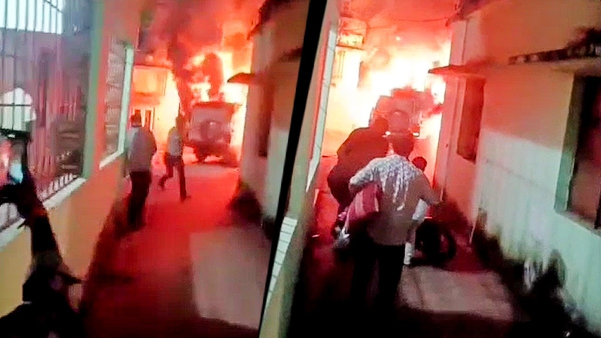 Oxygen leak triggers ambulance blast in Odisha, roof blown off, patient dies