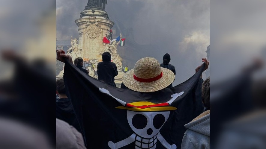 How a One Piece flag turned France and Japan's X feeds into a meme battlefield