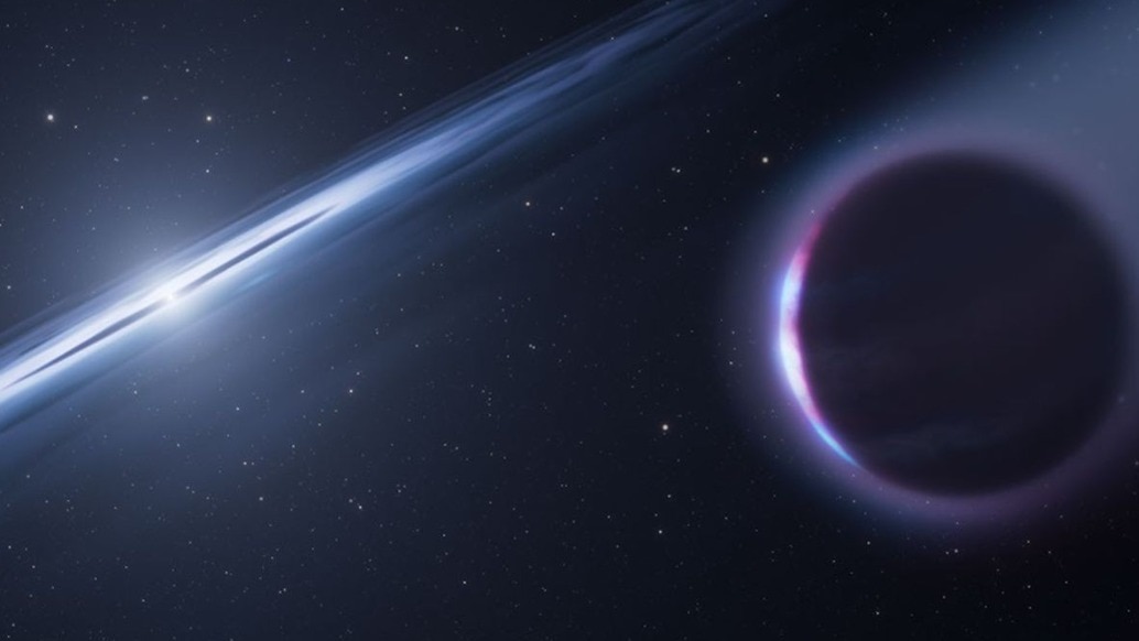 This planet should not exist. It's born from the dead remains of its Sun