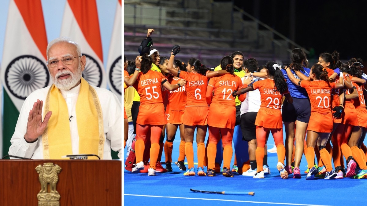 PM Modi congratulates women's hockey team after historic Asian Games gold