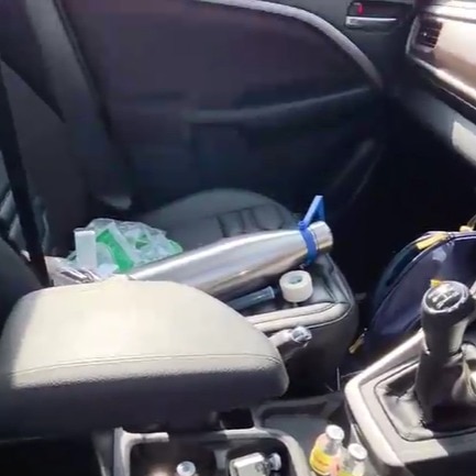 Police found medicines and injections in the car