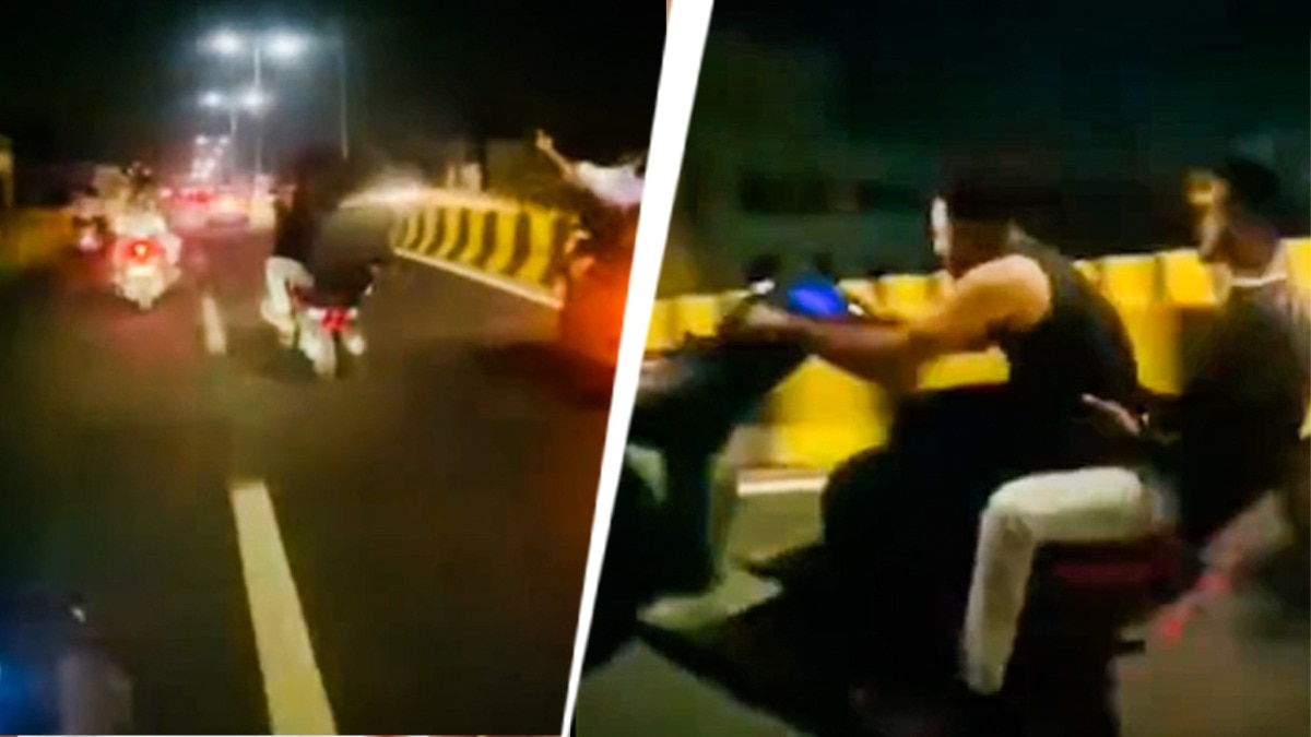 3 Hyderabad men perform dangerous bike, scooter stunts for reels; arrested