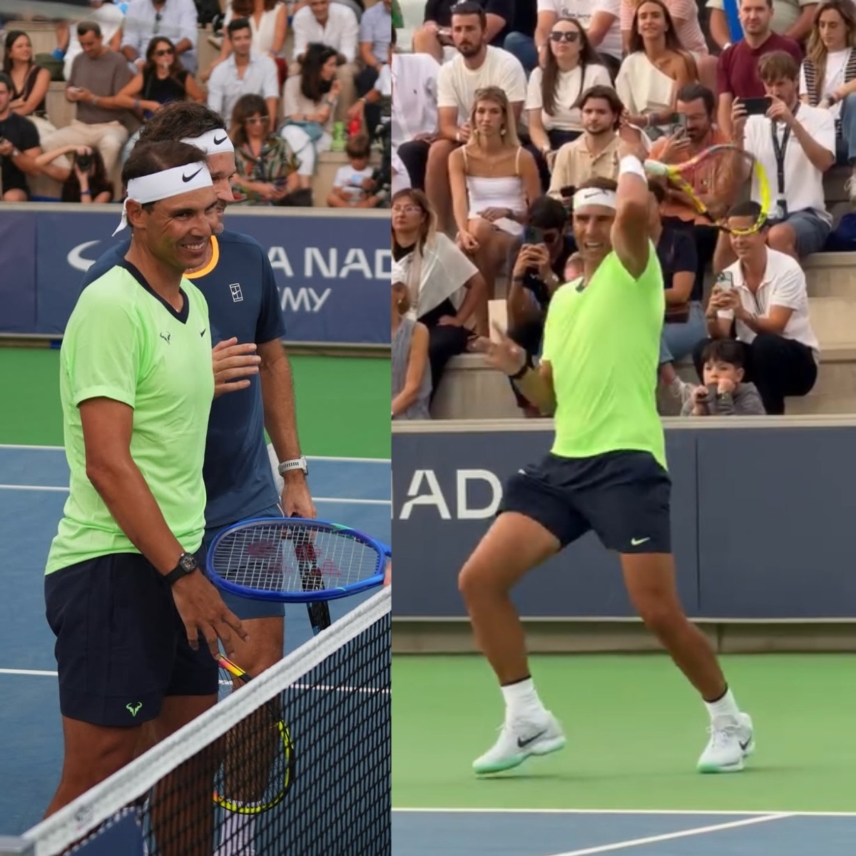 Rafael Nadal rolls back the years, beats Team Andy Murray in exhibition match