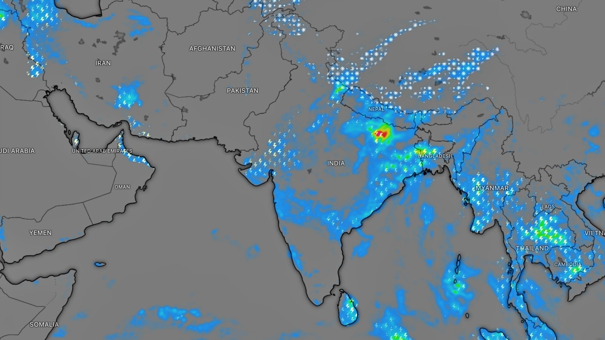 Rain across India on Saturday as new weather system approaches