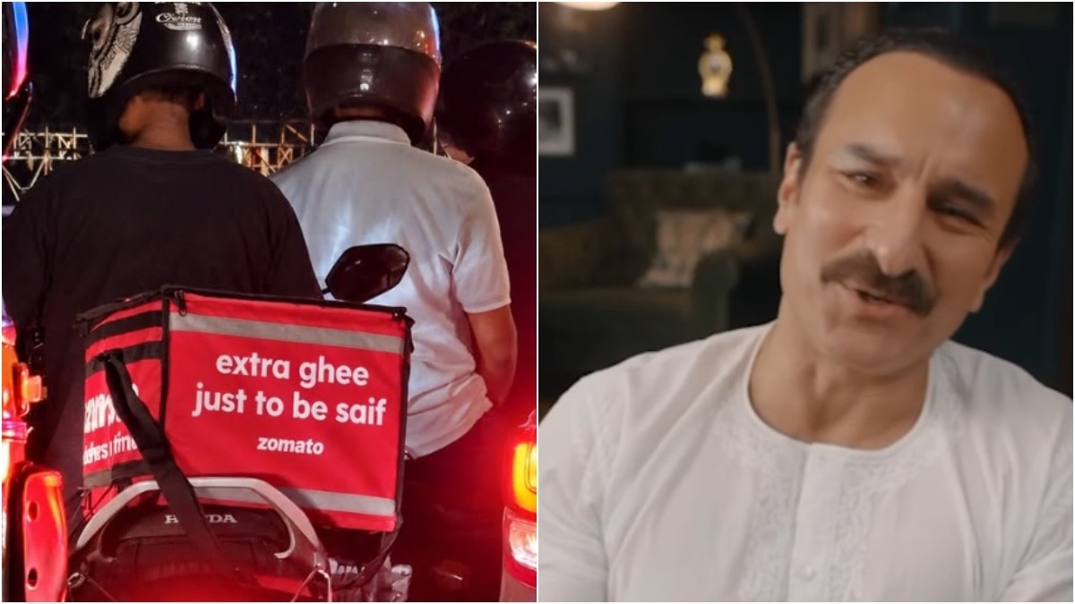 Zomato Turns Saif Ali Khan's Ghee Frenzy into Pun-Filled Delivery Bags