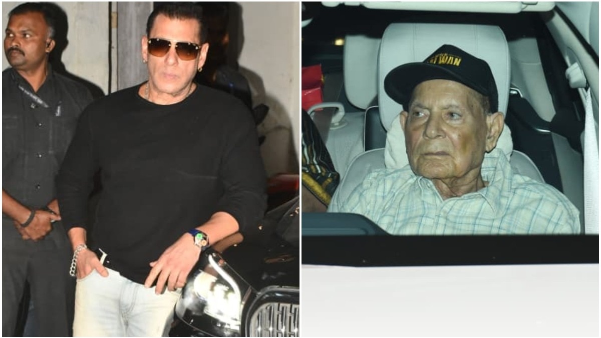 Salman Khan joins father Salim, family for niece Sipaara's 1st birthday celebration