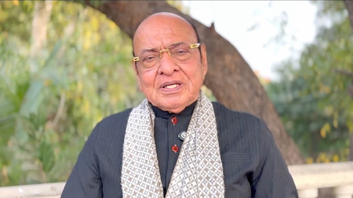 Former Gujarat chief minister Shankarsinh Vaghela. (Screengrab: X/@ShankersinhBapu) Shankarsinh Vaghela