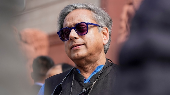 Shashi Tharoor, Congress MP from Thiruvananthapuram, has remained low-key in the Rahul Gandhi-led protests in New Delhi. (Image: PTI) Shashi Tharoor, Congress MP from Thiruvananthapuram, was not seen actively participating in the Rahul Gandhi-led protests in New Delhi. (Image: PTI)