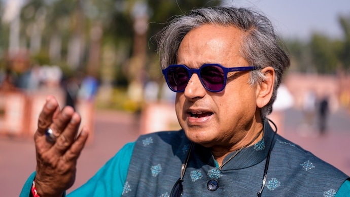 Shashi Tharoor, the Congress MP from Thiruvananthapuram, appeared in no mood to explain Rahul Gandhi's Vietnam trip. (Image: PTI) Shashi Tharoor, the Congress MP from Thiruvananthapuram, appeared in no mood to explain Rahul Gandhi's Vietnam trip. (Image: PTI)
