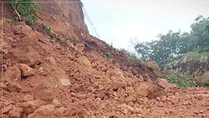 The Shimla-Dharamshala highway is shut after the road caved in. Shimla highway shut