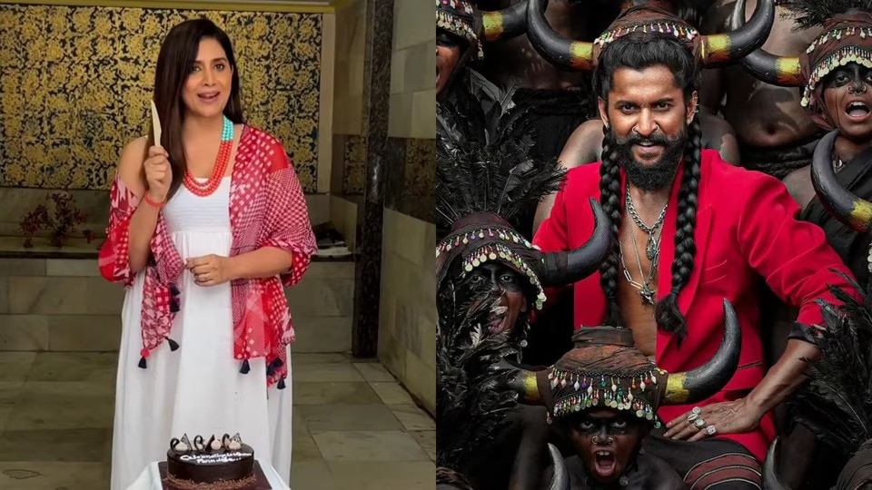Sonali Kulkarni celebrates The Paradise's Rs 100-crore haul with paps amid criticism