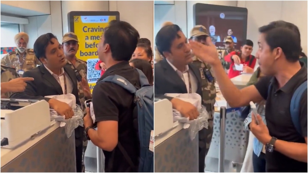Passengers shout 'shame on SpiceJet' during argument with staff at Delhi airport