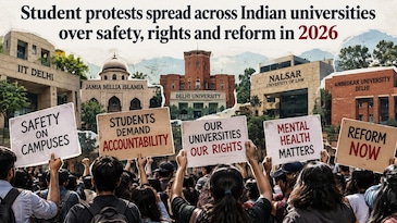 Student protests spread across Indian universities over safety, rights and reform in 2026 Student protests spread across Indian universities over safety, rights and reform in 2026
