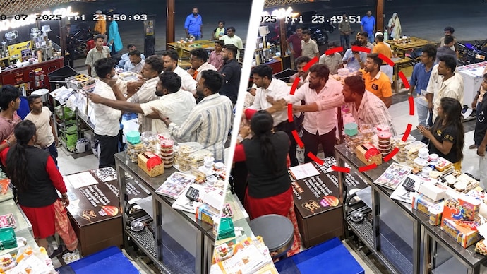 Tamil Nadu cop suspended for bashing tea shop worker after delay in serving food. (Source: ITG)