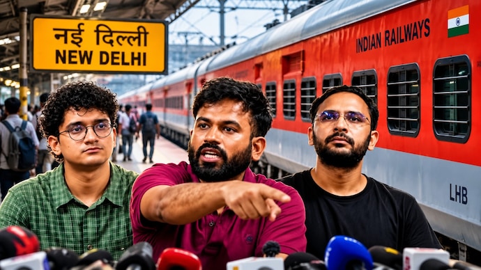 The CJP leadership has told supporters outside Delhi that train services have resumed. (AI-edit) The CJP leadership has told supporters outside Delhi that train services have resumed. (AI-edit)