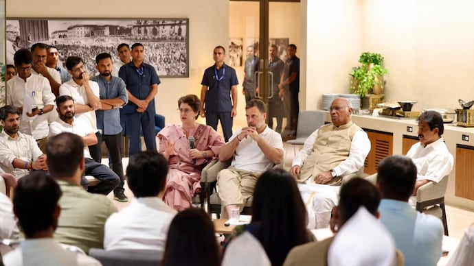 The message was clear: Rahul Gandhi wants to keep his guerrilla tactics in full swing through frequent, high-impact protests. (Credit: Congress/X) The message was clear: Rahul Gandhi wants to keep his guerrilla tactics in full swing through frequent, high-impact protests.