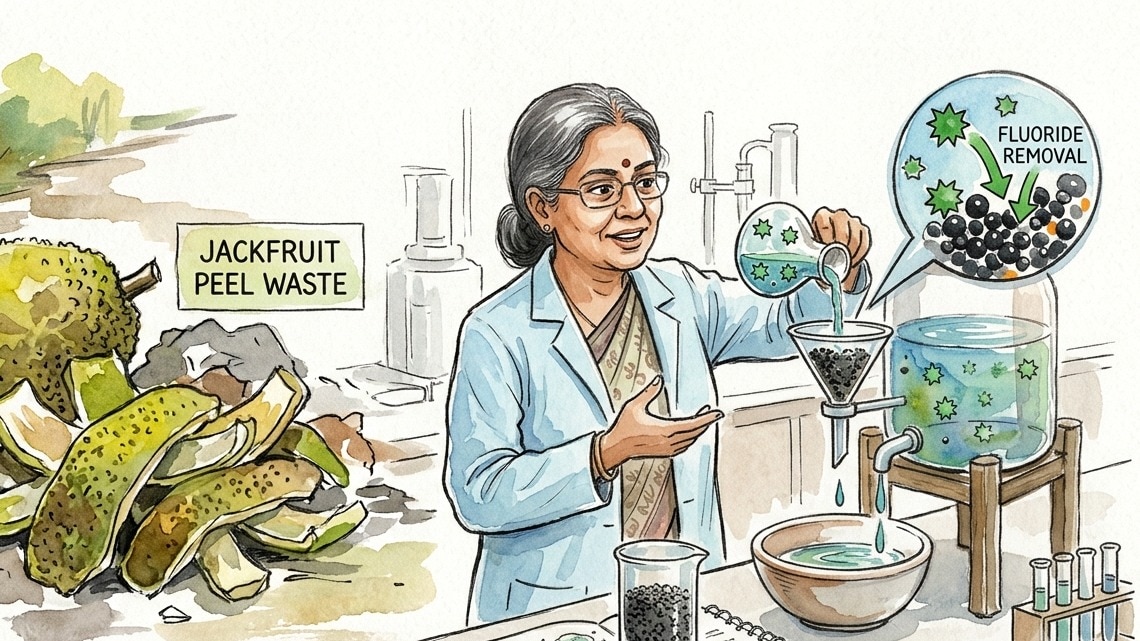 Can a discarded jackfruit peel help clean your water? NIT Rourkela has an answer