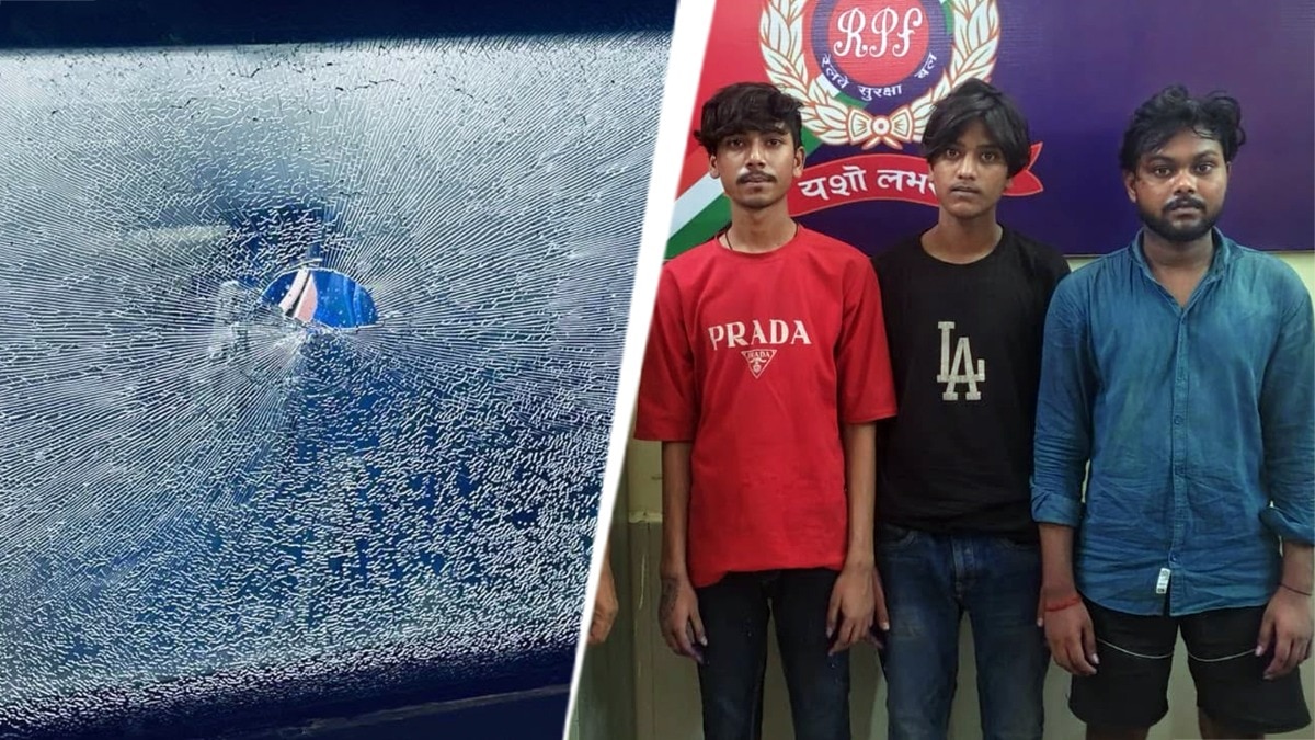 Three Arrested for Throwing Stones at Vande Bharat Express in Gujarat