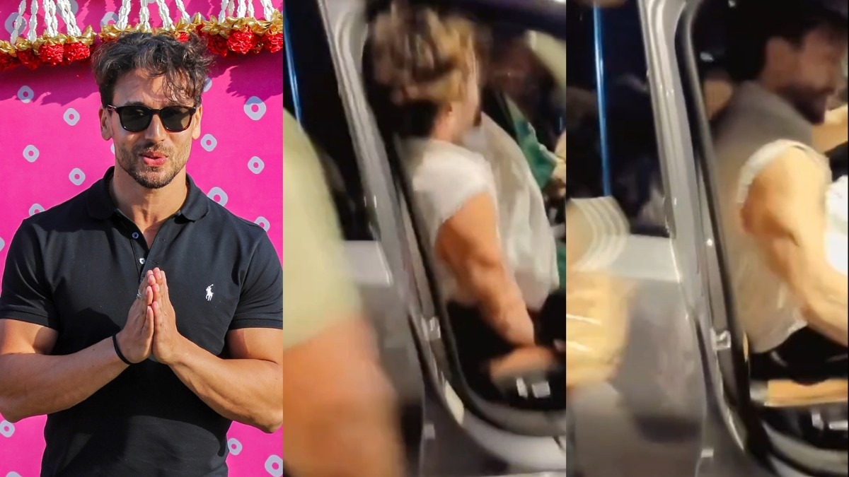 Tiger Shroff takes driver's seat after attack, vlogger captures gunshots and chaos