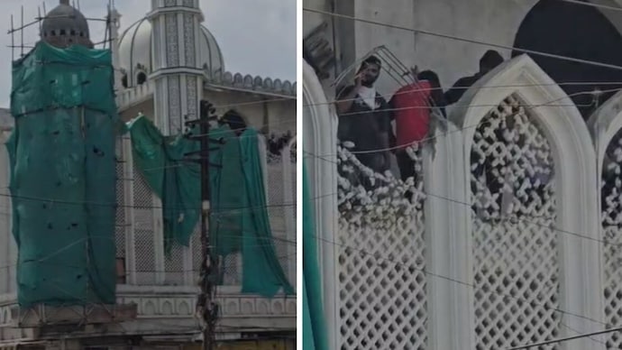 Tensions erupted in Ujjain earlier, where police used tear gas to disperse a crowd that threw stones while protesting the proposed demolition of the Shahi Masjid to widen a road for the 2028 Kumbh Mela. (Photo: ITG)