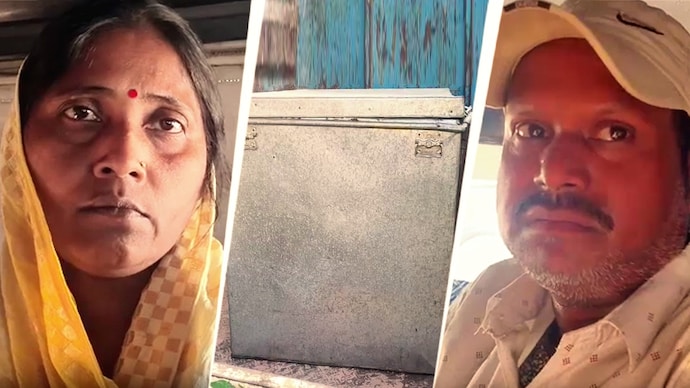 During questioning, the wife told police that the man frequently returned home drunk and assaulted her. (Credits: UP Police) Unnao Box Murder