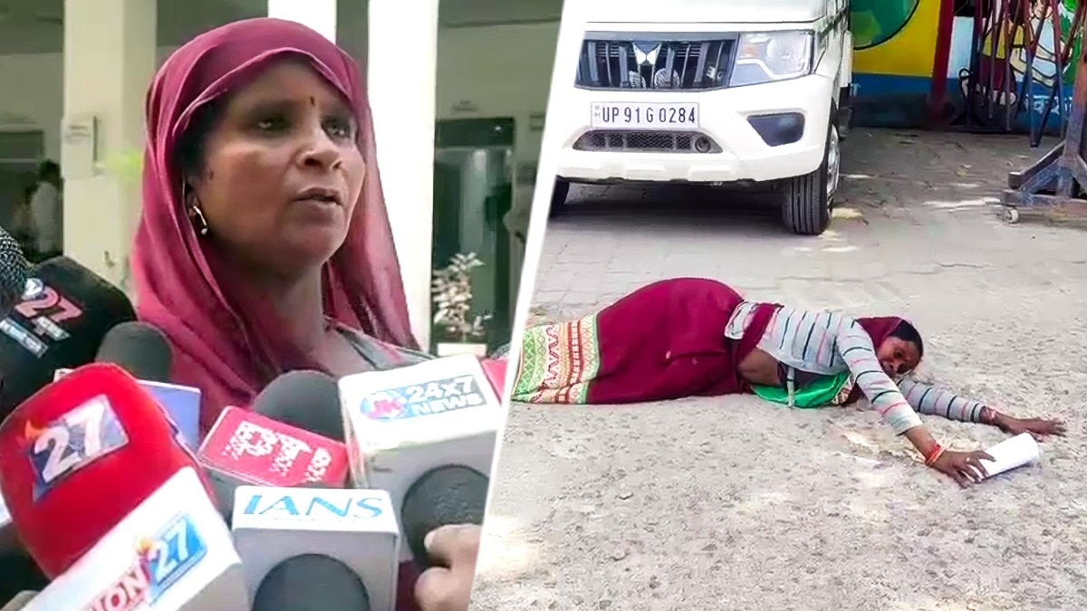UP Woman Protests Unusual Way to Seek Justice for Missing Husband's Land